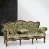 Wohnen Sofas|Sofa*Barock-Stil Sofa in Grün mit Blumen - Graz