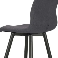 Wohnen Sessel & Hocker|Barhocker*Barstühle in Anthrazit Stoffbezug - Una (2er Set)