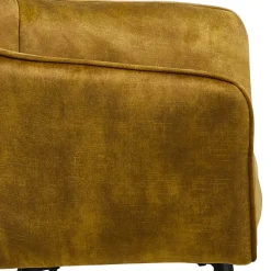 Wohnen Barstühle mit Armlehnen in Ocker Samt - Betria (2er Set)