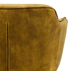 Wohnen Barstühle mit Armlehnen in Ocker Samt - Betria (2er Set)