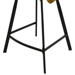 Wohnen Barstühle mit Armlehnen in Ocker Samt - Betria (2er Set)