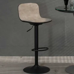 Wohnen Barhocker|Hocker*Barstühle mit gepolsterter Rückenlehne - Xivadro (2er Set)