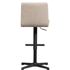 Wohnen Barstuhl in Beige Boucle - Salmanca (2er Set)