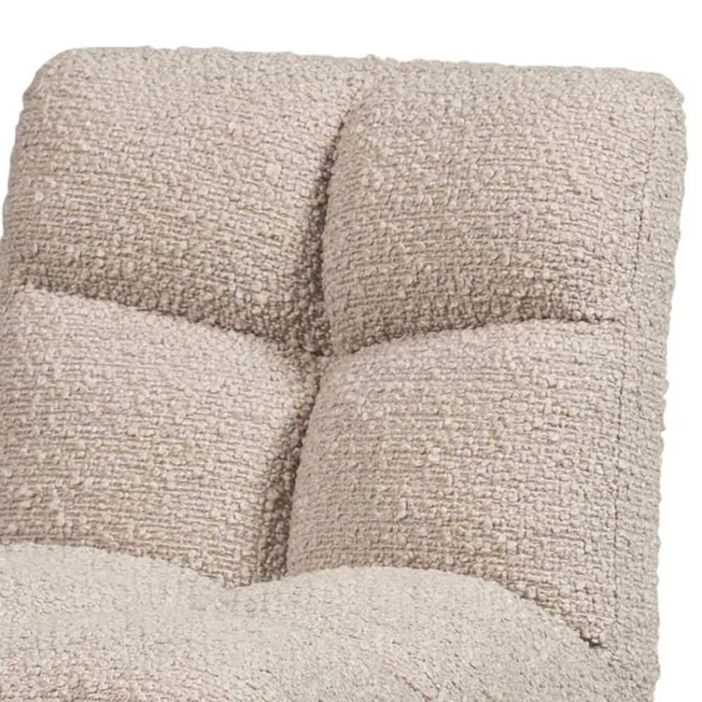 Wohnen Barstuhl in Beige Boucle - Salmanca (2er Set)