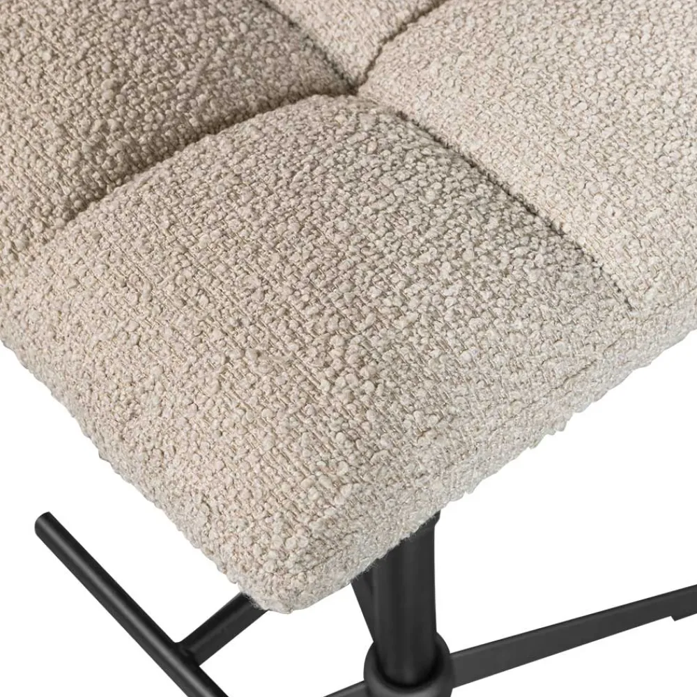 Wohnen Barstuhl in Beige Boucle - Salmanca (2er Set)