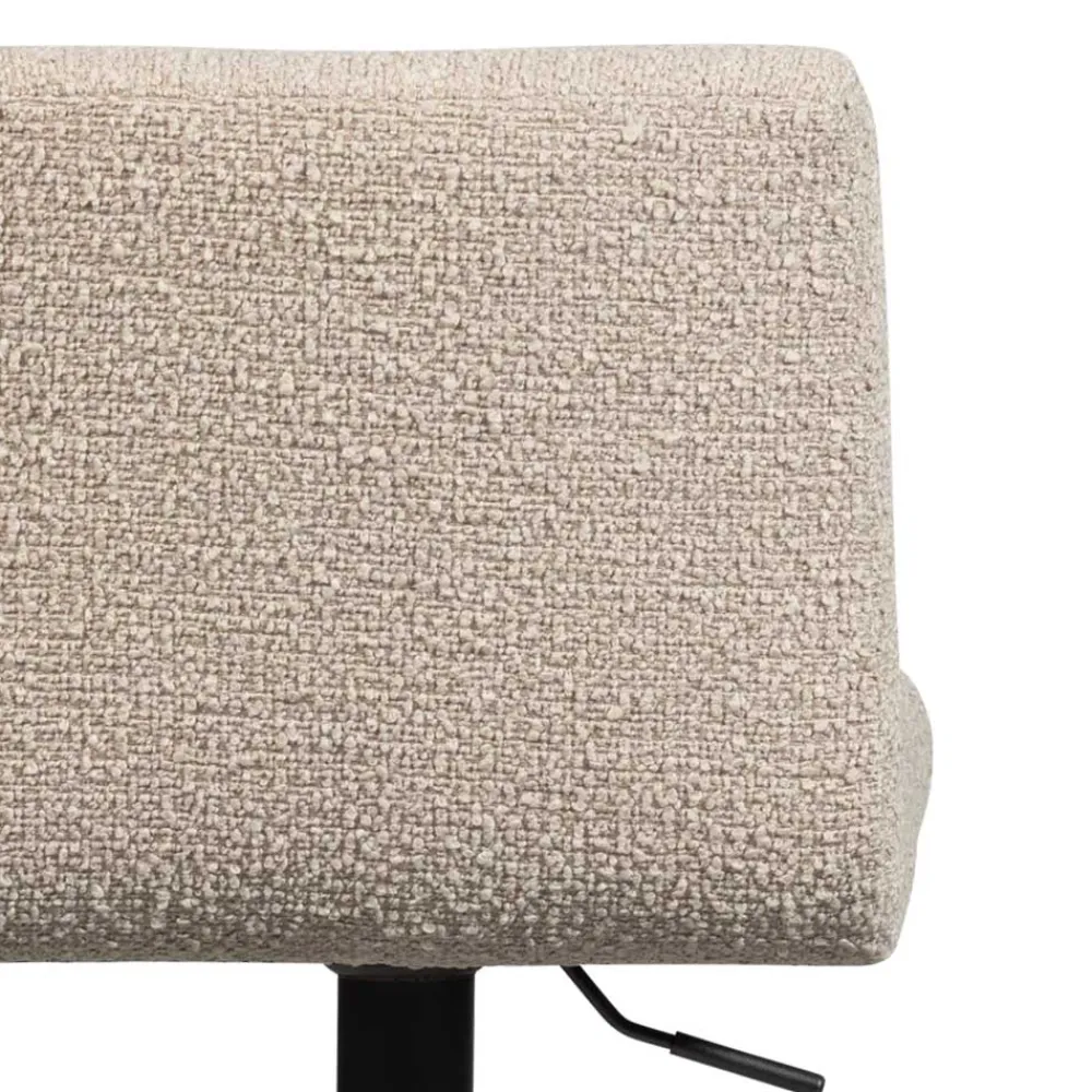 Wohnen Barstuhl in Beige Boucle - Salmanca (2er Set)