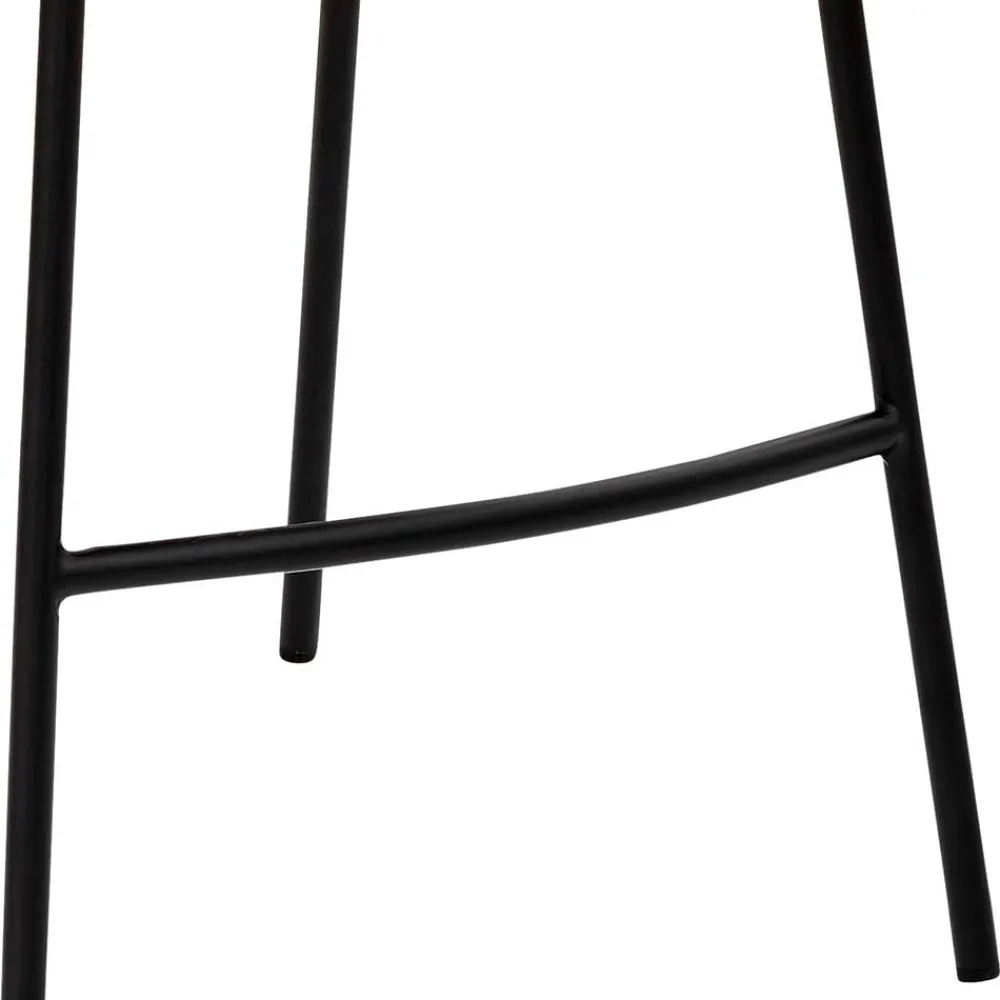 Wohnen Barstuhl in Lichtgrau Kunstleder - Mayotta