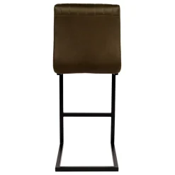 Wohnen Sessel & Hocker|Barhocker*Barstuhl in Oliv Grün Microfaserbezug - Lnyza (2er Set)