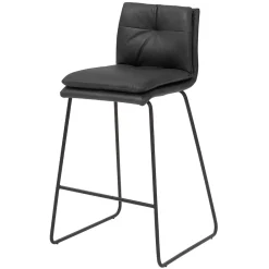 Wohnen Barstuhl mit Bügelgestell mit Fußablage - Carlot