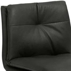 Wohnen Barhocker|Hocker*Barstuhl mit Kufengestell Edelstahl modern - Avila