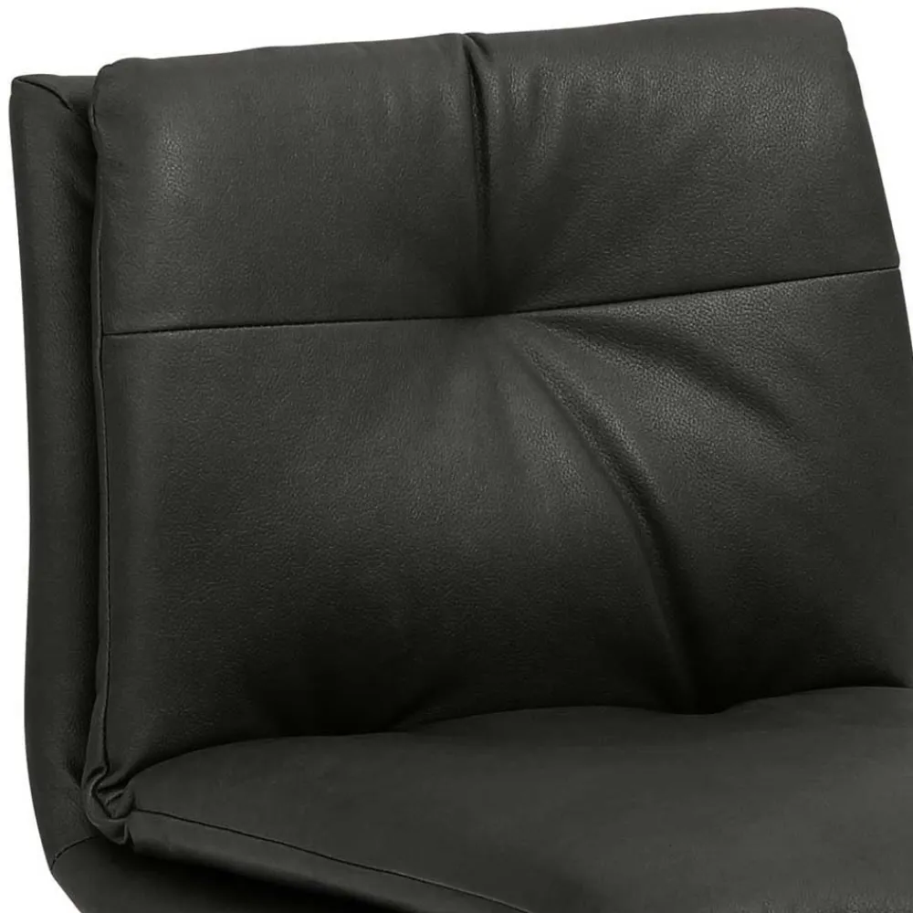 Wohnen Barhocker|Hocker*Barstuhl mit Kufengestell Edelstahl modern - Avila