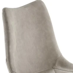 Wohnen Barhocker|Sessel & Hocker*Barstuhl mit Schalensitz in Lichtgrau - Inn