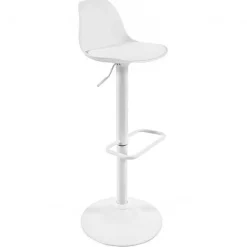 Wohnen Barstuhl mit Sitzschale & Tellerfuß - Fenturam (2er Set)