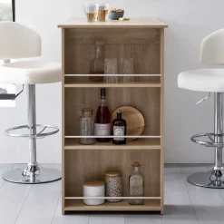Wohnen Bartisch mit Regal in Sonoma-Eiche - Calls