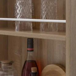 Wohnen Bartisch mit Regal in Sonoma-Eiche - Calls