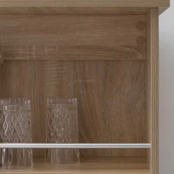 Wohnen Bartisch mit Regal in Sonoma-Eiche - Calls