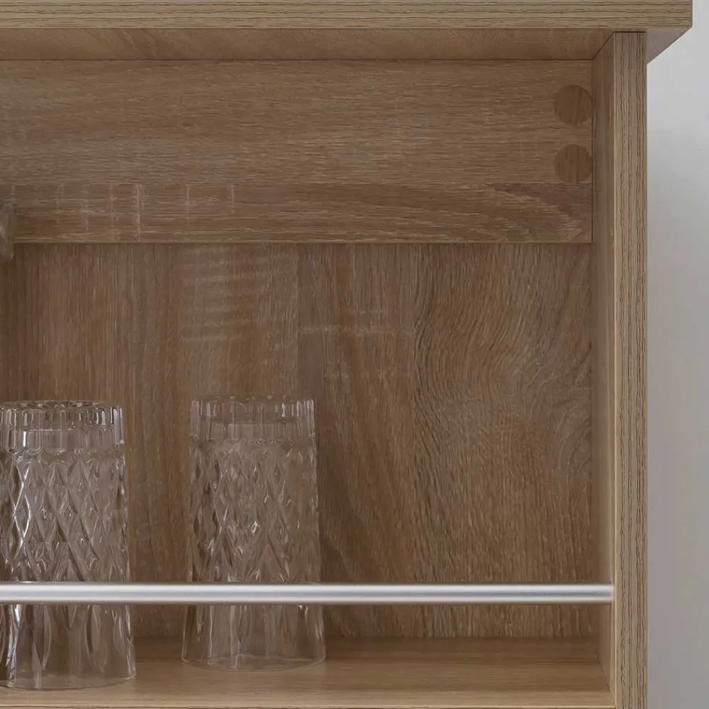 Wohnen Bartisch mit Regal in Sonoma-Eiche - Calls