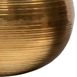 Wohnen Vasen*Bauchige Vasen in Altmessingfarben - Miriam (2er Set)