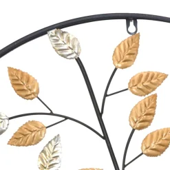 Wohnen Baum Wanddekoration mit rundem Rahmen - Campitello