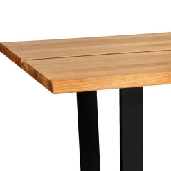 Wohnen Naturholzmöbel|Tische*Baumkante Esszimmertisch aus Wildeiche massiv - Jessmine