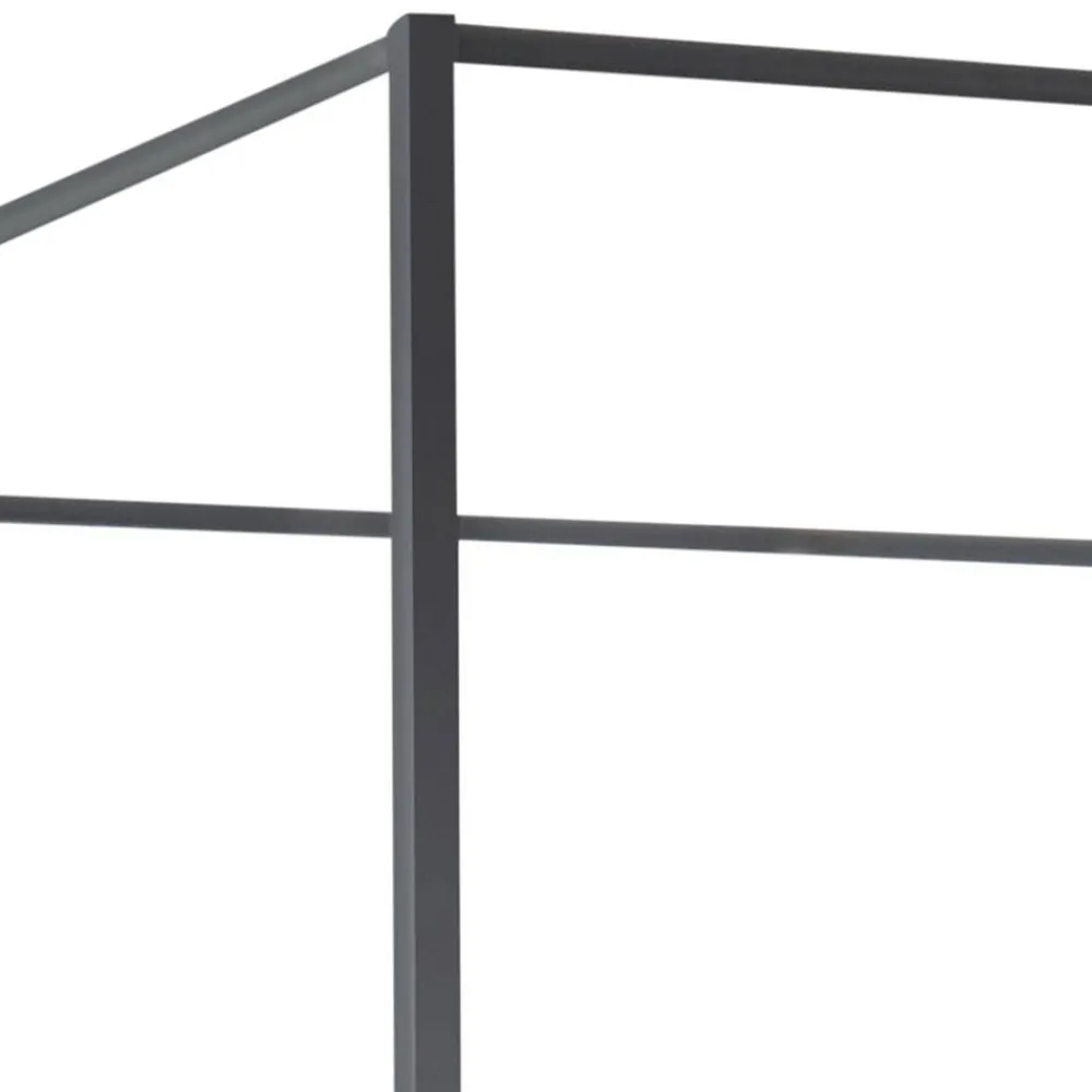 Wohnen Betten|Betten*Baumkante Wildeiche Bett mit Metall Himmel Gestell - Agadi