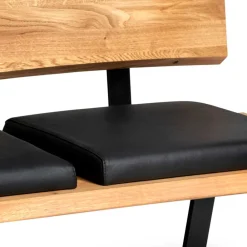 Wohnen Baumkanten Bank mit Lehne für Esstisch - Jessmine