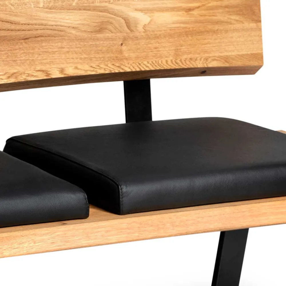 Wohnen Baumkanten Bank mit Lehne für Esstisch - Jessmine