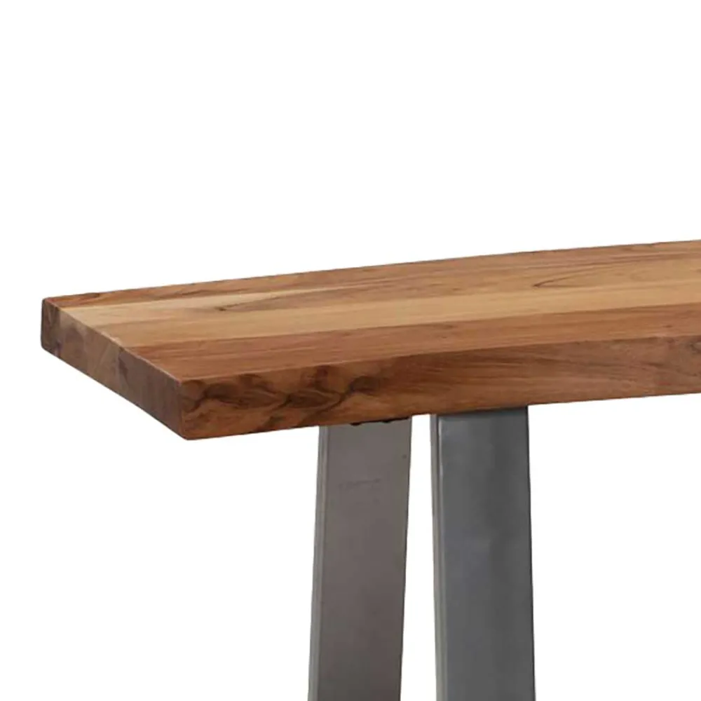 Wohnen Loft Möbel|Industrial Möbel*Baumkanten Essbank aus Akazie Massivholz - Yukon