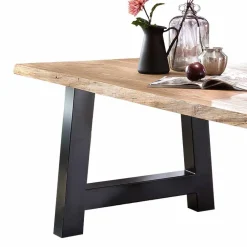 Wohnen Baumkanten Esstisch Morienta aus Eiche massiv