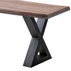 Wohnen Sitzbank|Küchenbänke*Baumkanten Esstisch-Bank in Walnuss - Gianmario