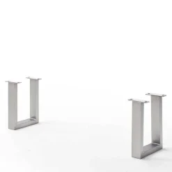 Wohnen Baumkanten Esstischbank mit Bügelgestell - Lydija