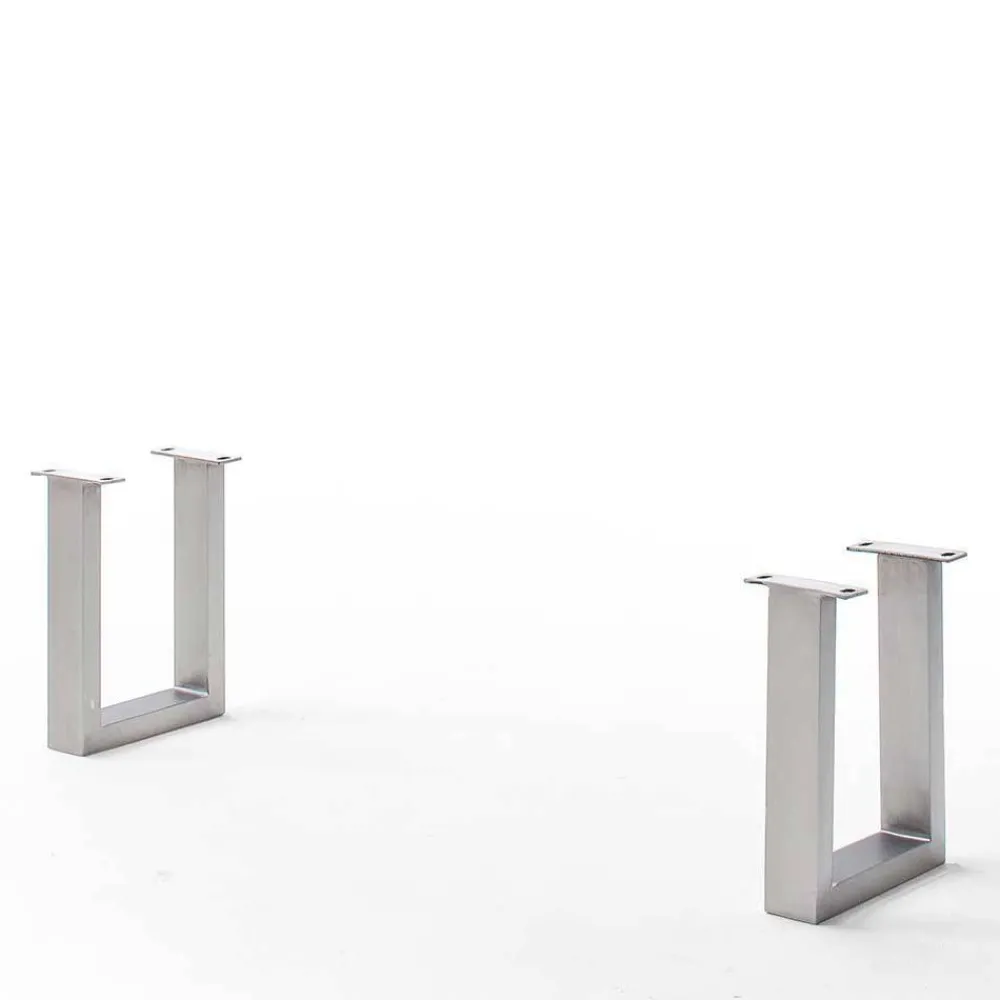 Wohnen Baumkanten Esstischbank mit Bügelgestell - Lydija