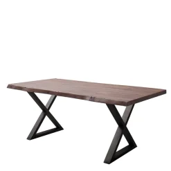 Wohnen Baumkanten Esszimmertisch in Walnuss - Adakras