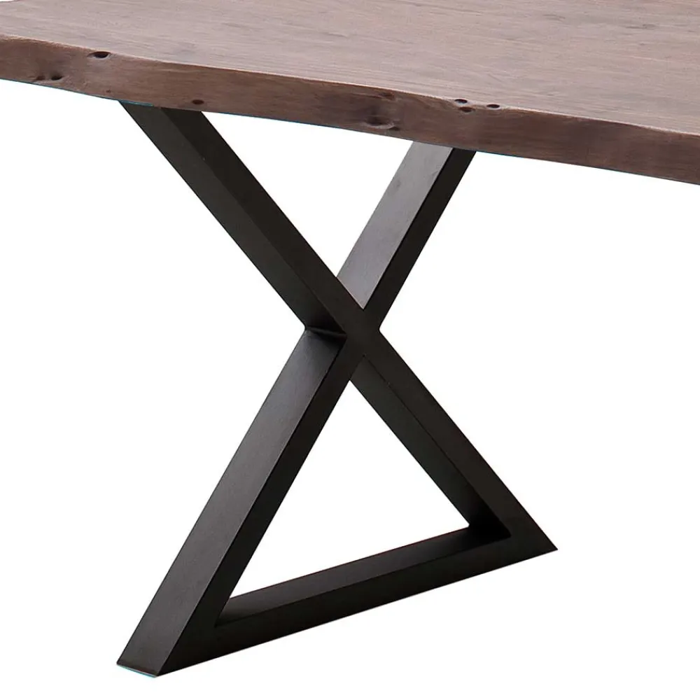 Wohnen Baumkanten Esszimmertisch in Walnuss - Adakras