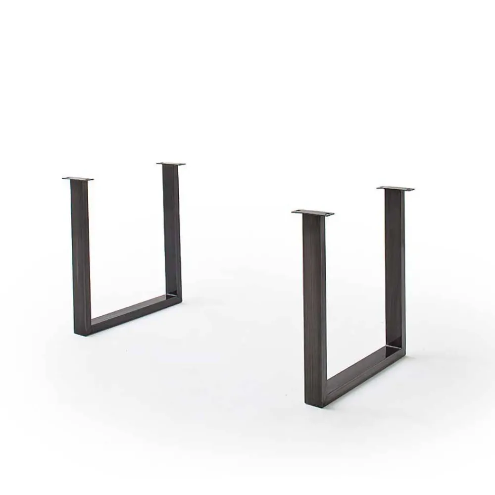 Wohnen Baumkanten Tisch aus Akazie in Walnuss Braun - Rodrico