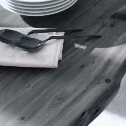 Wohnen Naturholzmöbel|Massivholzmöbel*Baumkantentisch mit X-Gestell - Jucaras