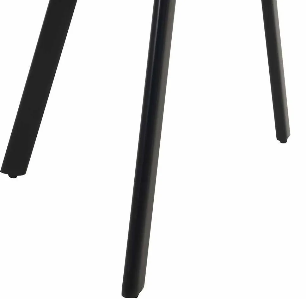 Wohnen Baumkantentisch und Samtstühle Set - Omanu (fünfteilig)