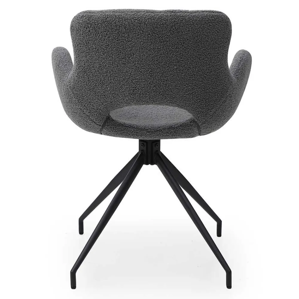 Wohnen Sitzgruppe*Baumkantentisch und Tischsessel Set - Eulena (fünfteilig)