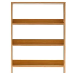 Wohnen Retro Möbel|Wohnzimmer-Regale*Bücherregal mit Eiche Furnier - Virona