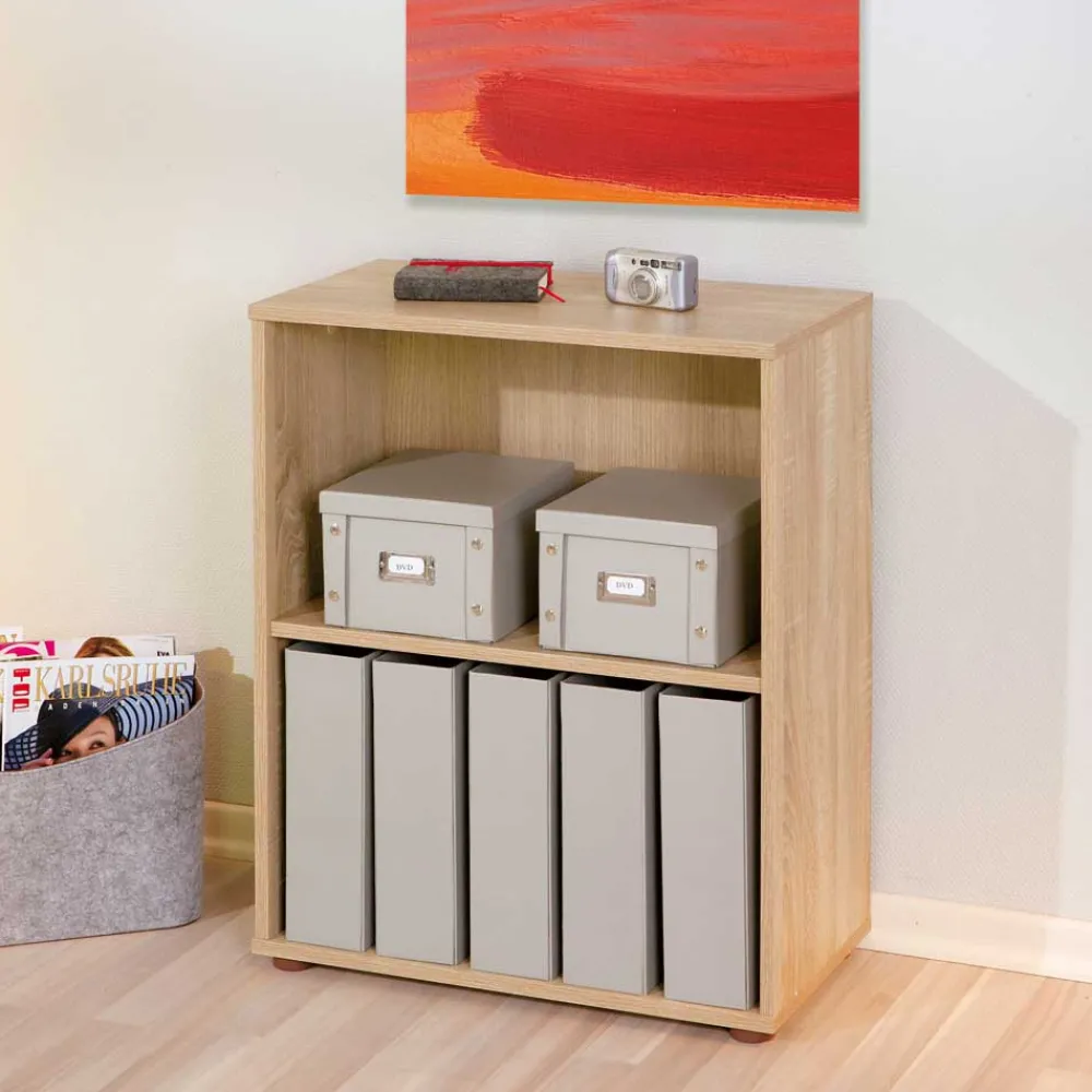 Wohnen Bücherregal Symatra in Eiche Sonoma