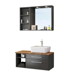 Wohnen Becken & Unterschrank im Möbelset - Estregos (dreiteilig)