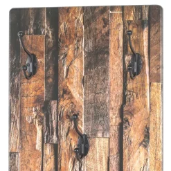 Wohnen Bedruckte Garderobe im Vintage Holz Dekor - Cuyano