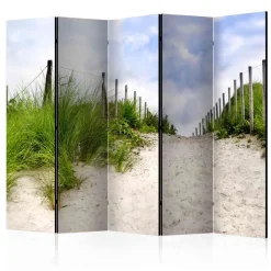 Wohnen Bedruckter Bild Paravent Dünenweg - Veccio