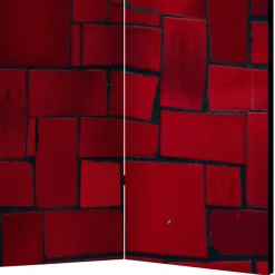 Wohnen Paravents*Bedruckter Paravent Rote Mauer - Zerval