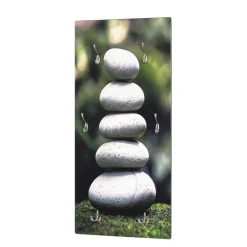 Wohnen Bürogarderoben*Bedrucktes Garderobenpaneel aus MDF - Barna