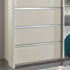 Wohnen Beiger Schlafzimmerschrank Pastranav mit sechs Schubladen