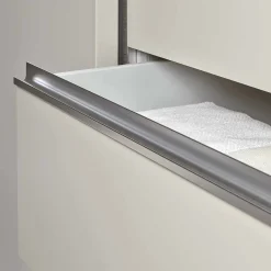 Wohnen Beiger Schlafzimmerschrank Pastranav mit sechs Schubladen