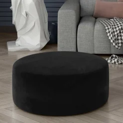 Wohnen Beistellhocker aus mattem Samt - Sentiagamo