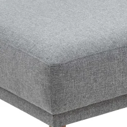 Wohnen Barhocker|Sessel & Hocker*Beistellhocker aus Strukturstoff Grau - Lyanez