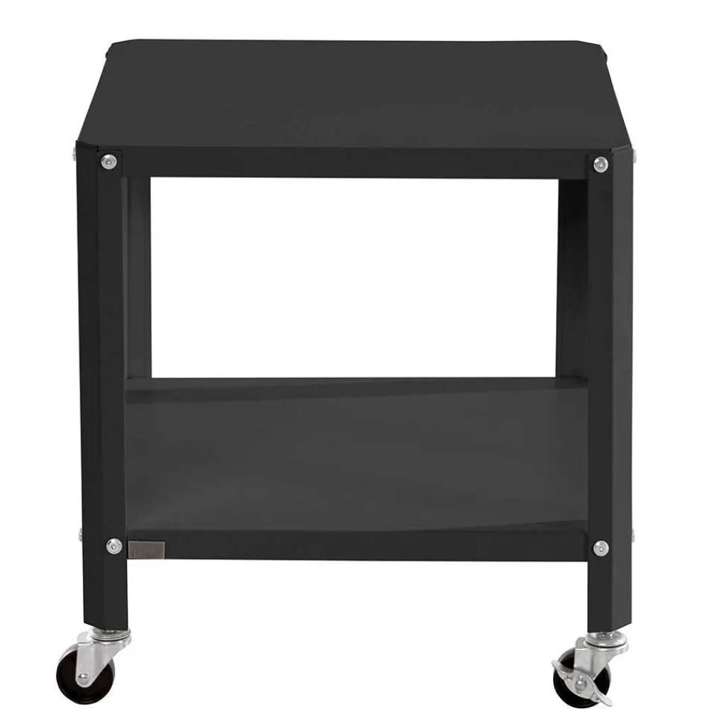 Wohnen Beistelltisch auf Rollen in Schwarz - Holiday